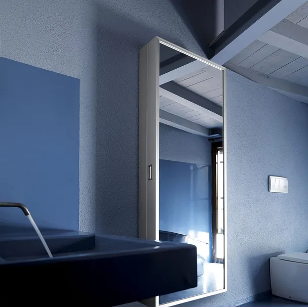 Scarpiera specchiera Bo Bo One di Kristalia