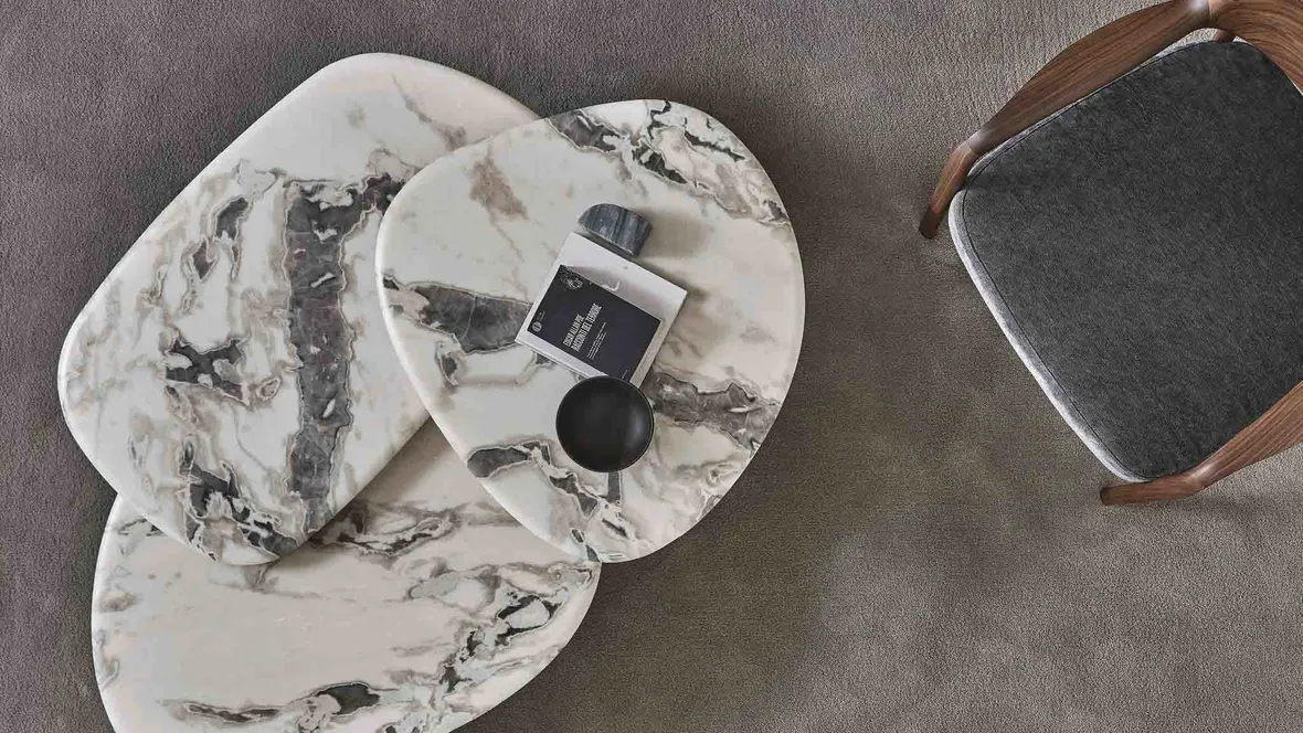 Tavolino con tre piani Callisto Mix di Porada