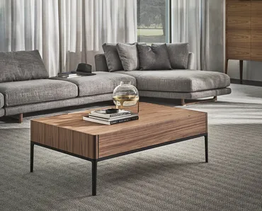 Tavolino Chiba in noce canaletto di Porada