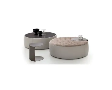 Pouf Clip Set in tessuto di Ditre Italia