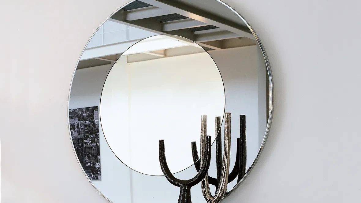 Specchio tondo Four Seasons di Porada