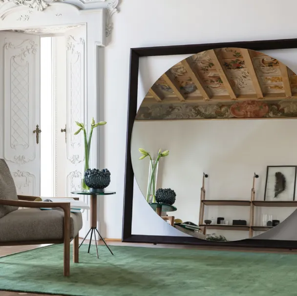 Specchiera con cornice in frassino Odino di Porada