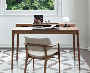 Scrittoio in massello di noce Saffo di Porada