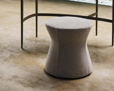 Pouf Clessidra in tessuto di Bonaldo