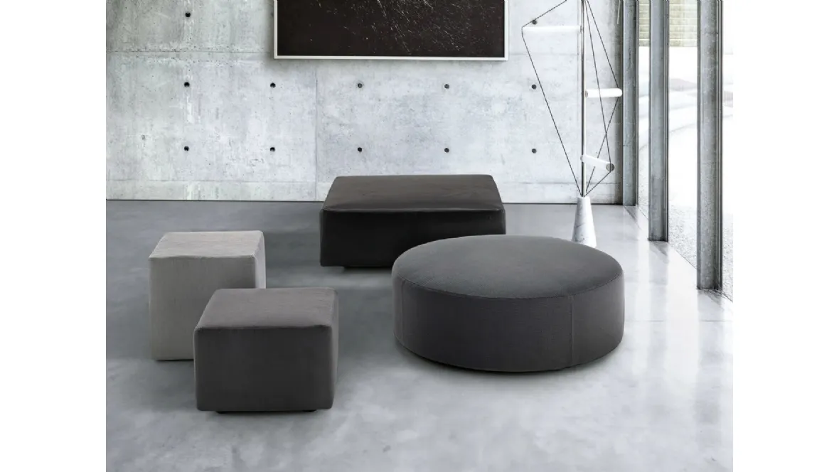 Pouf Linear in tessuto di Desirèe