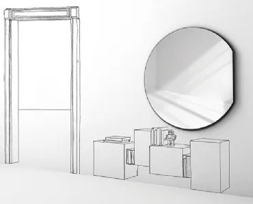 Specchio Sunset di Minotti Italia