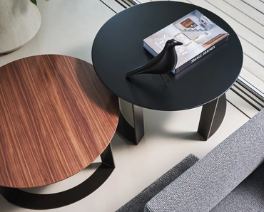 Tavolino Otto Coffee effetto legno o laccato di Twils