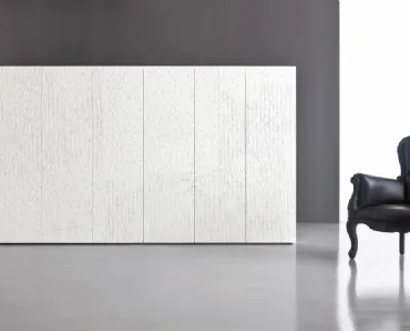 Mobile Contenitore Zurich in laccato opaco con texture 3D di Capo d'Opera