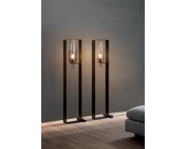 Lampada da terra Bio-s in metallo e vetro di Bonaldo