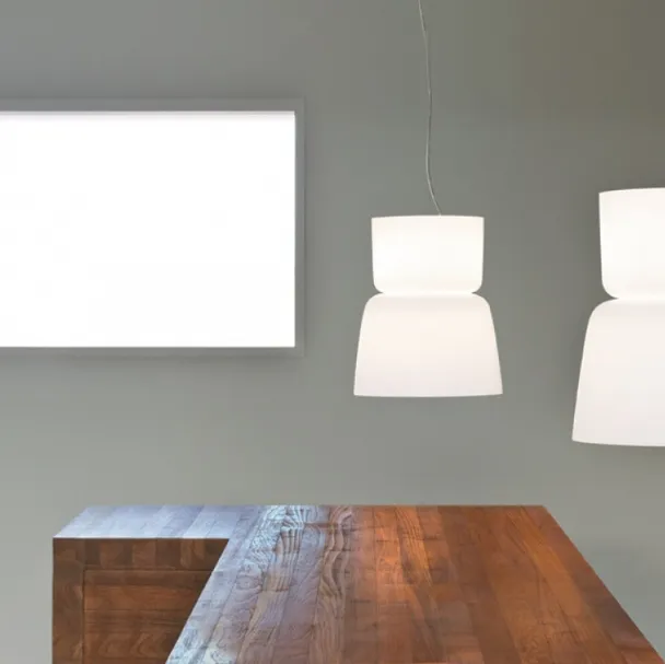 Lampada a sospensione Bloom in vetro soffiato di Prandina