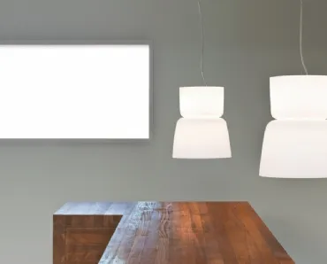 Lampada a sospensione Bloom in vetro soffiato di Prandina