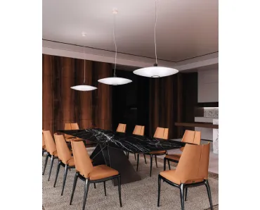Lampada a sospensione Extra in vetro di Prandina