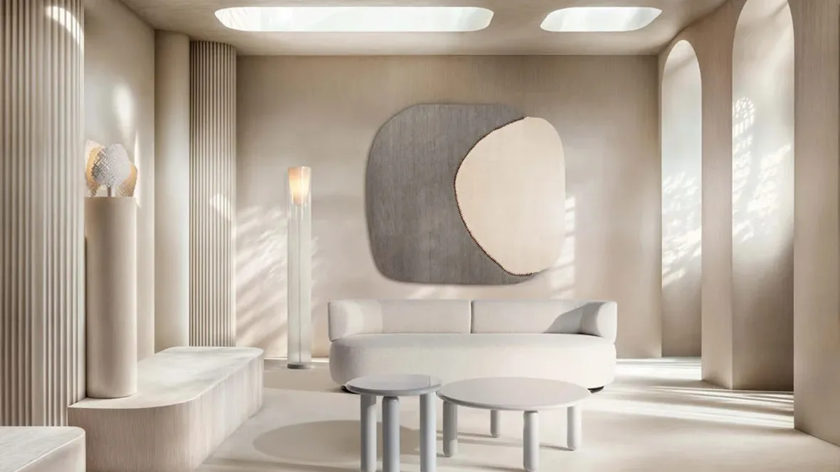 Lampada da terra Toobe di Kartell