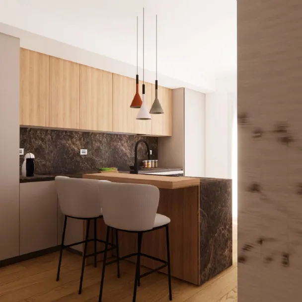 Ambiente cucina firmato Snaidero - la sinergia tra Architetto, Committente e progettisti