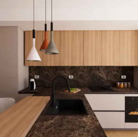 Ambiente cucina firmato Snaidero - la sinergia tra Architetto, Committente e progettisti