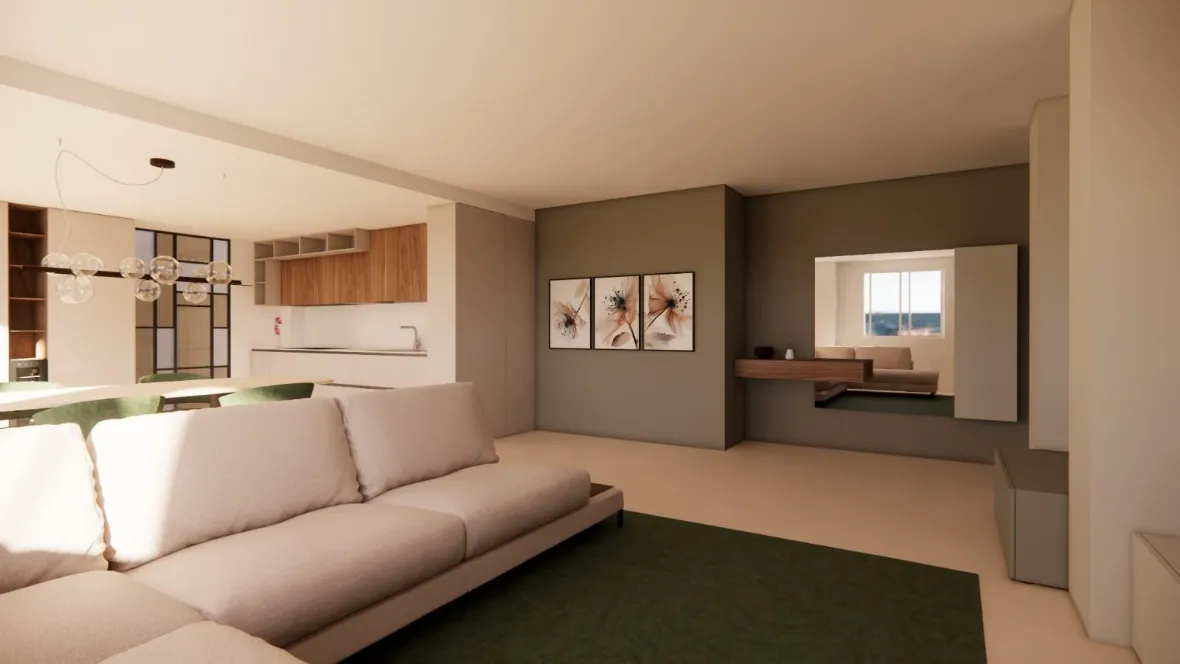 Appartamento in città - continuità tra gli ambienti