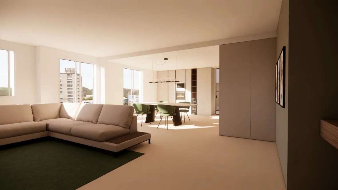 Appartamento in città - continuità tra gli ambienti