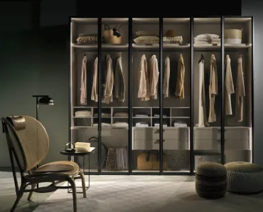 Armadio Alterna Battente City Glass di Zalf