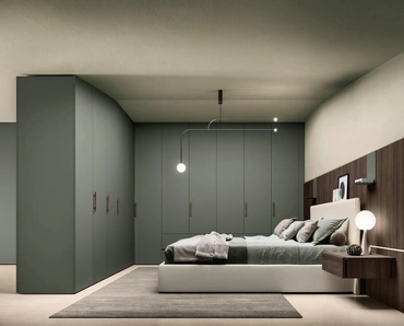 Armadio battente angolare Alterna SM2005 di Zalf