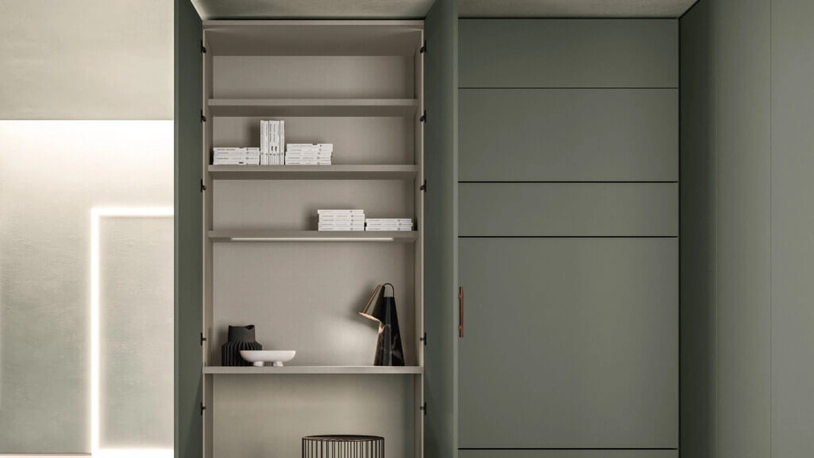 Armadio battente angolare Alterna SM2005 di Zalf