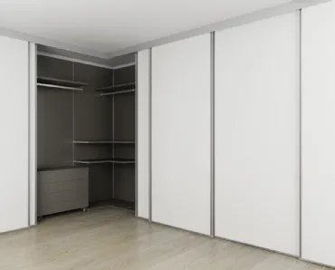 Cabina Armadio Aliante con Boiserie 02 di De Rosso