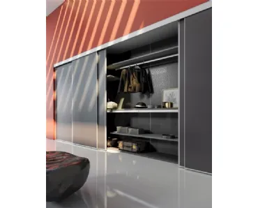 Cabina Armadio Aliante con Boiserie 01 di De Rosso