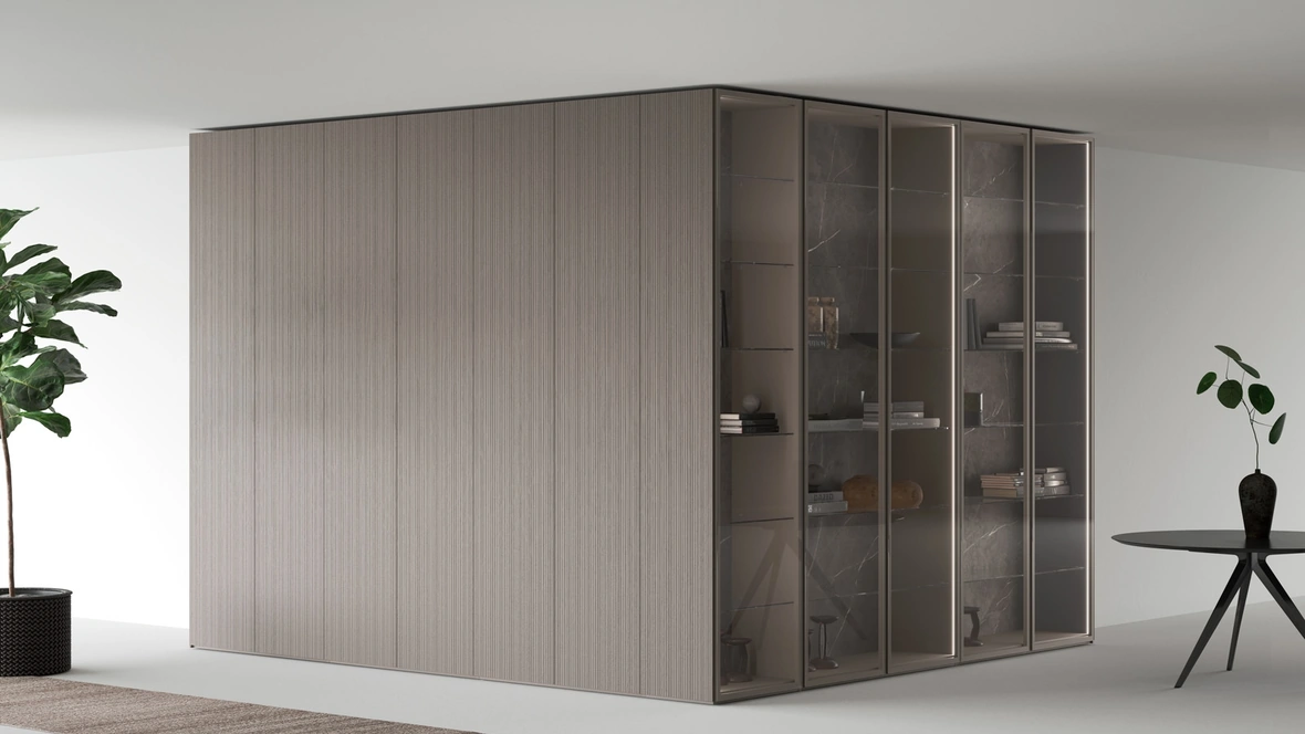 Armadio Freedhome con angolo esterno di Caccaro