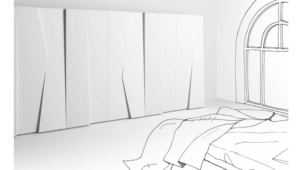 Armadio ad ante battenti Lady&Man di Minotti Italia