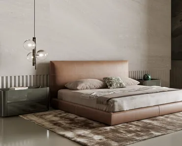 Comodino Arragan in laccato lucido di Bonaldo