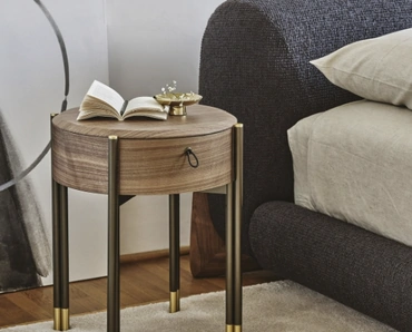 Comodino Bayus Tondo 44 di Porada