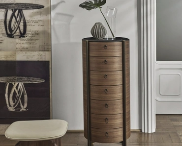 Cassettiera Bayus Tondo 7 di Porada