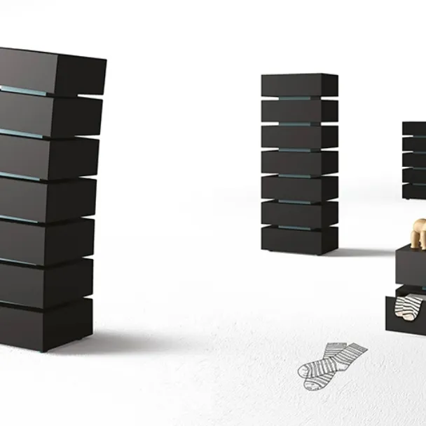 Comodino e Cassettiera NYC e Pisa di Minotti Italia