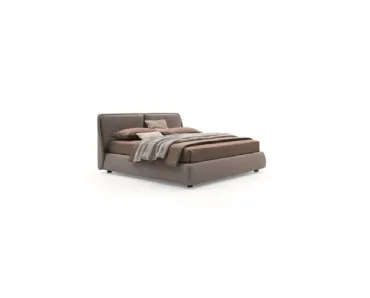 Letto in tessuto con testiera Bend di Ditre Italia
