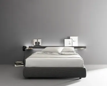 Letto in tessuto Groove di Caccaro