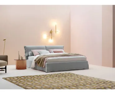 Letto in tessuto con testiera Giselle di Twils