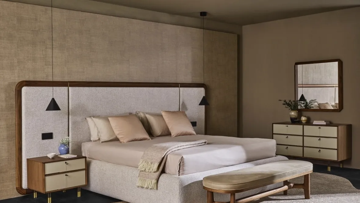 Letto matrimoniale Killian di Porada