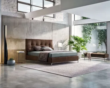 Letto in tessuto Max Capitonné Basso di Twils