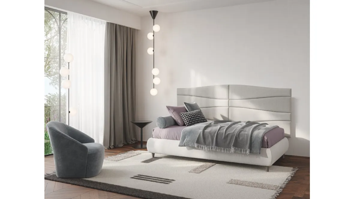 Letto singolo Boiserie Flute di Twils