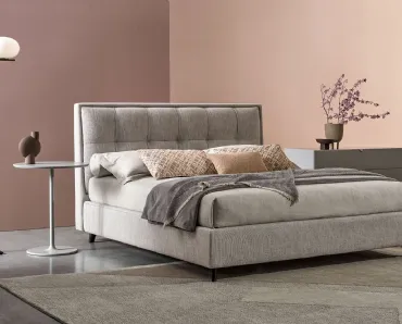 Letto in tessuto imbottito Venus Clou di Twils