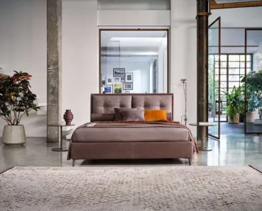 Letto matrimoniale con testiera Venus Lab di Twils