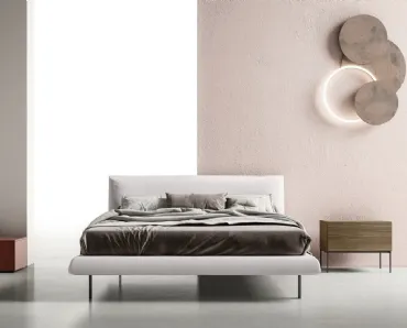 Letto in tessuto imbottito Decor di Zalf