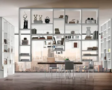 Libreria di design 30mm Weightless Sospesa al soffitto di Lago
