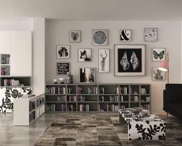 Libreria componibile Alfabeto 02 di De Rosso