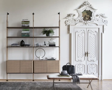 Libreria a muro Aria di Porada