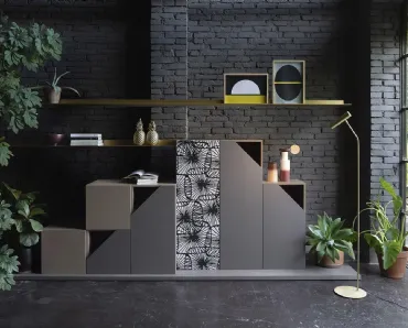 Libreria di design Dr One di De Rosso