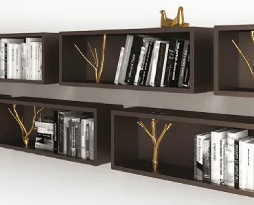 Libreria sospesa Tri di Minotti Italia