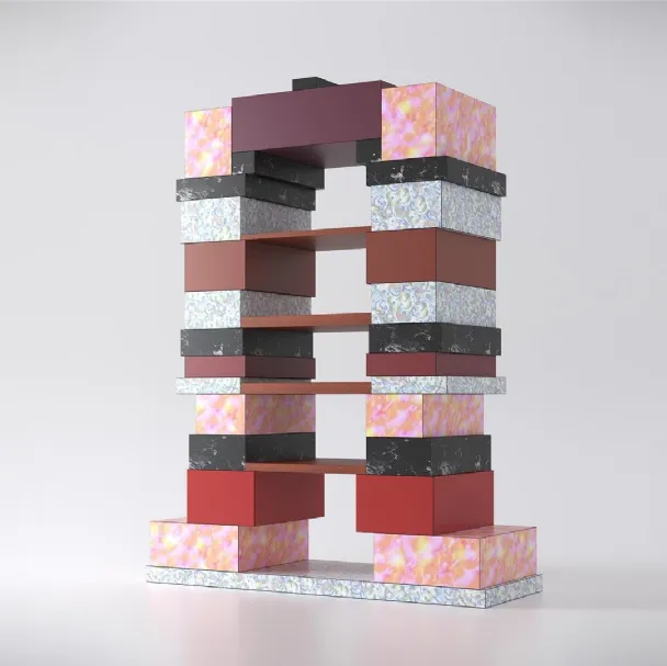 Libreria di design Slate di De Rosso