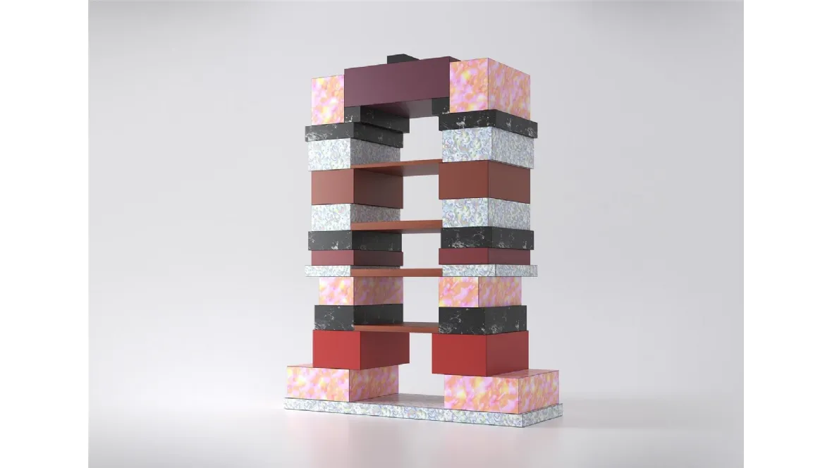Libreria di design Slate di De Rosso