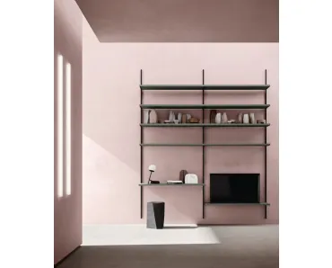 Libreria sospesa SM2006 Flexy Easy di Zalf