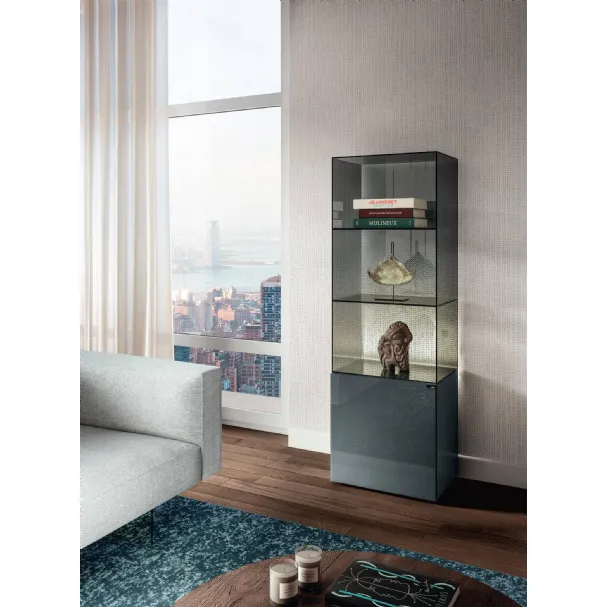 Madia alta in vetro 36e8 Glass 1358 di Lago